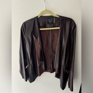Dolce Cabo Brown Leather Jacket
